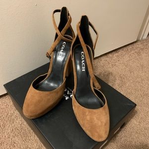 Coach Saddle heels